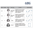 UDG Concept One 3D Rubber Dam Clamps (Set of 8)