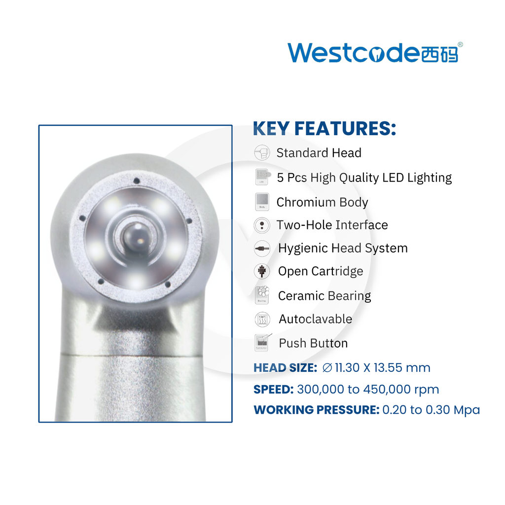 Westcode X5LG High Speed Handpiece