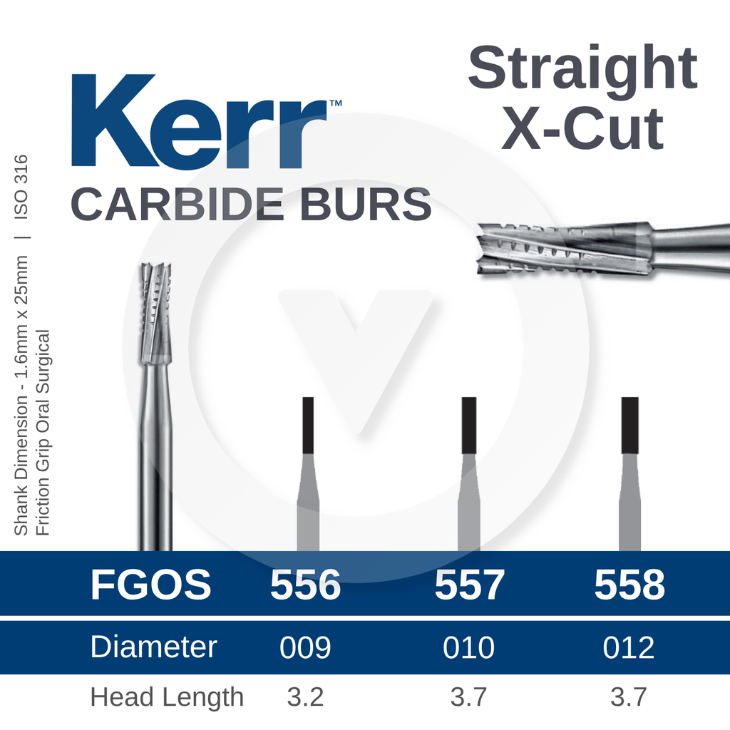 Kerr Carbide Bur Surgical Straight