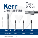 Kerr Carbide Bur Surgical Taper