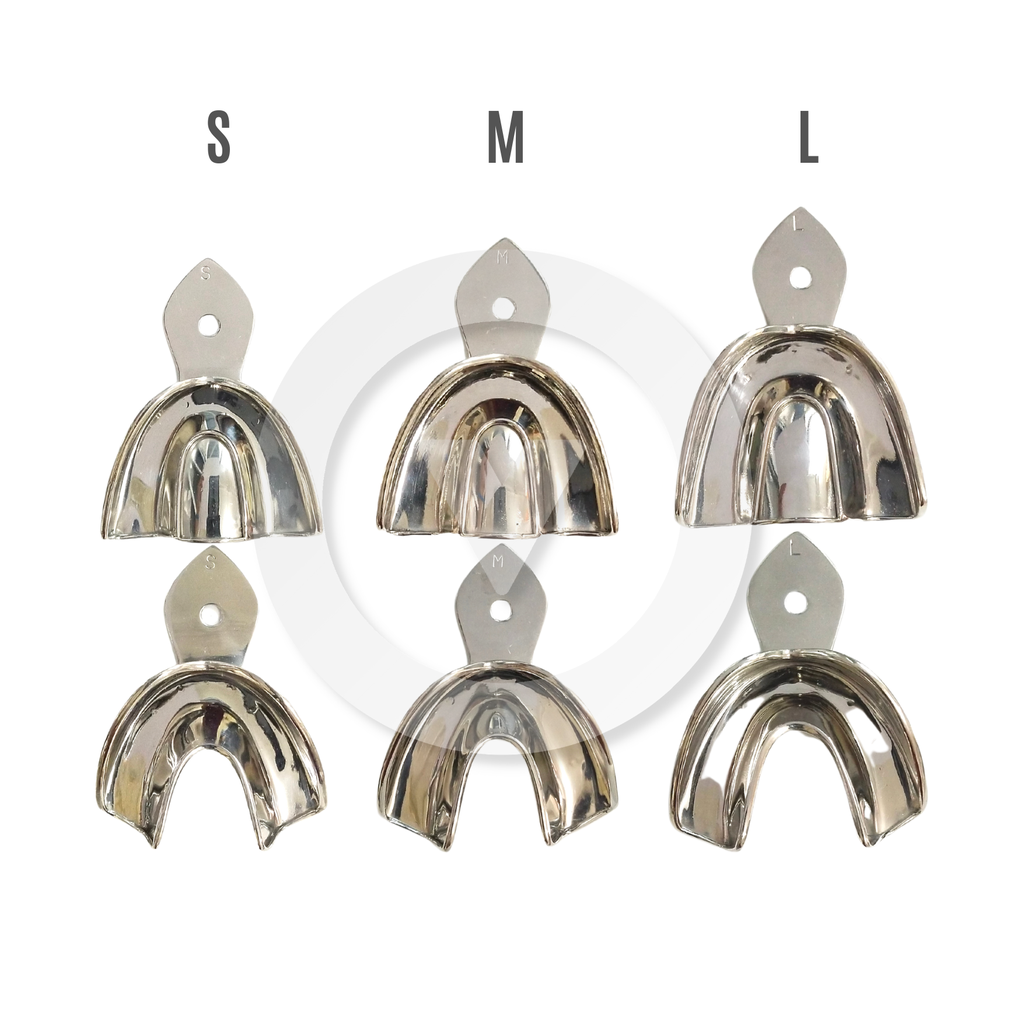 Metal Impression Trays (Non-perforated)