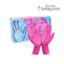 Micro Supergloves Pink Nitrile