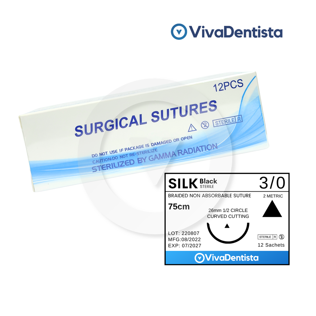 Silk Braided Suture 