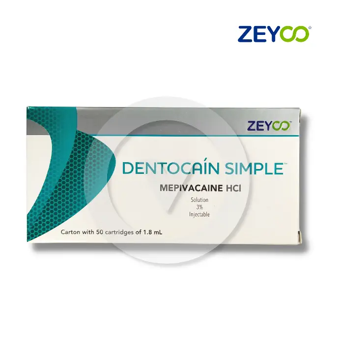 Zeyco Dentocain Mepivacaine (50/BX)
